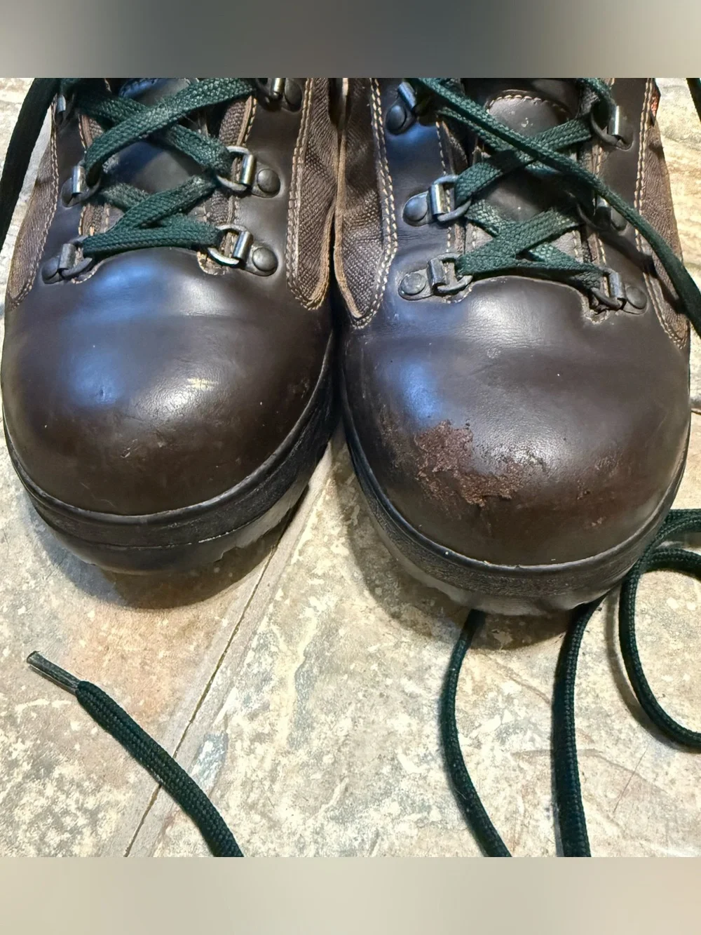 Vintage LL Bean Vibram Boots Cresta GoreTex  Leather Air 8000 Waterproof Mens 11